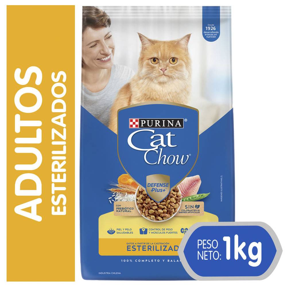 Cat chow alimento para gato esterilizado (bolsa 1 kg)