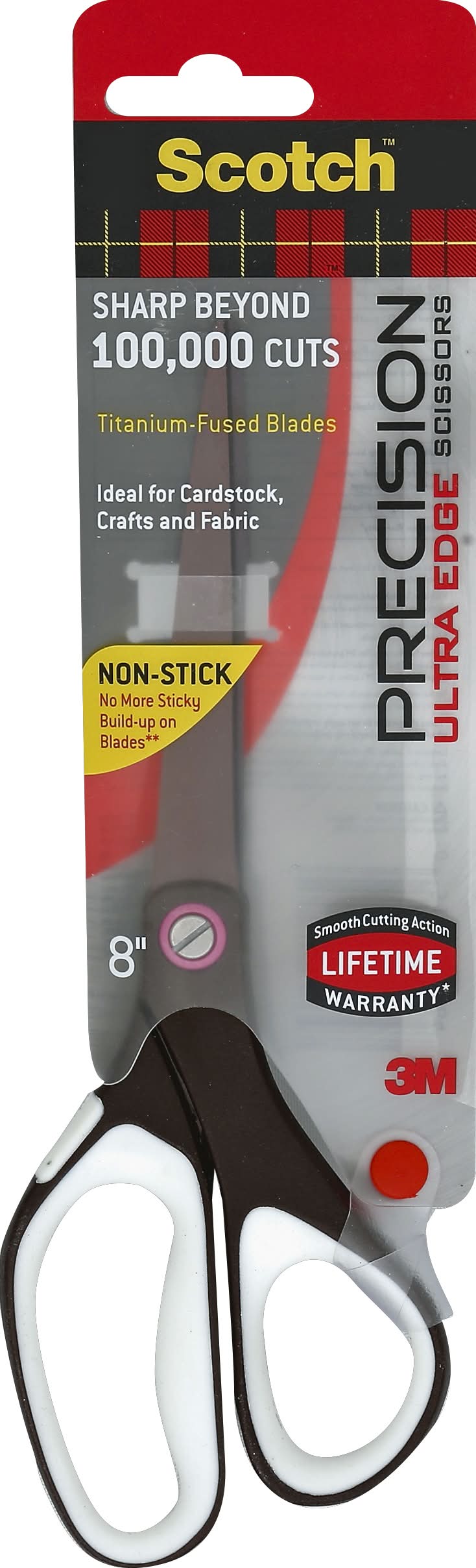 Scotch 8'' Precision Ultra Edge Titanium Non-Stick Scissors