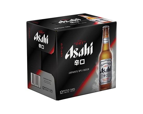 Asahi Super Dry Bottle 12x330mL