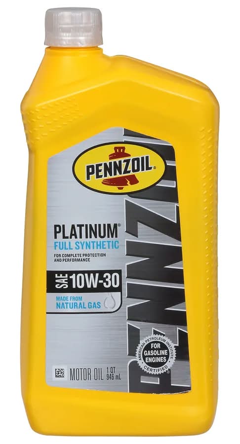 Pennzoil Platinum Full Synthetic SAE 10W-30 Motor Oil