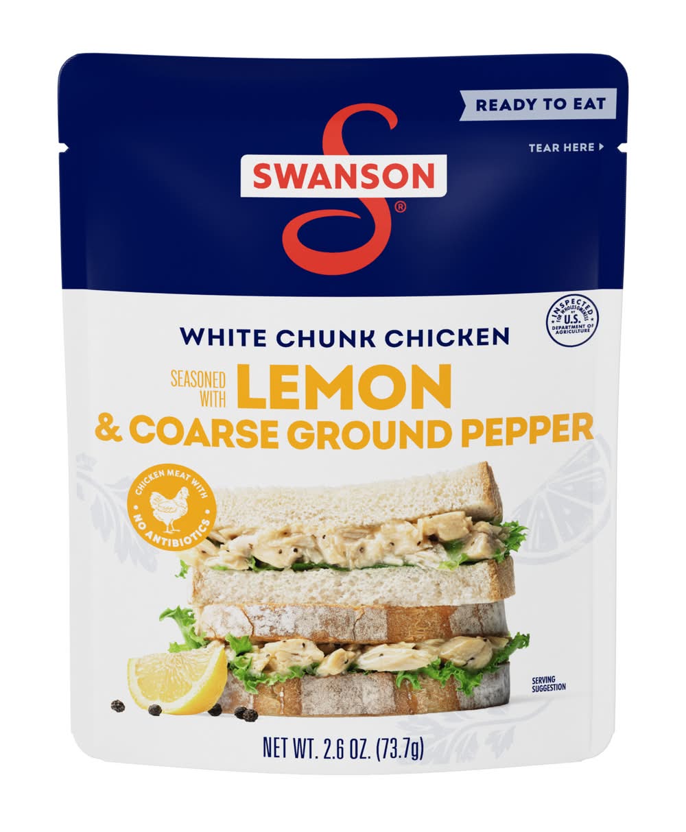 Swanson Lemon & Coarse Ground Pepper White Chunk Chicken (2.6 oz)