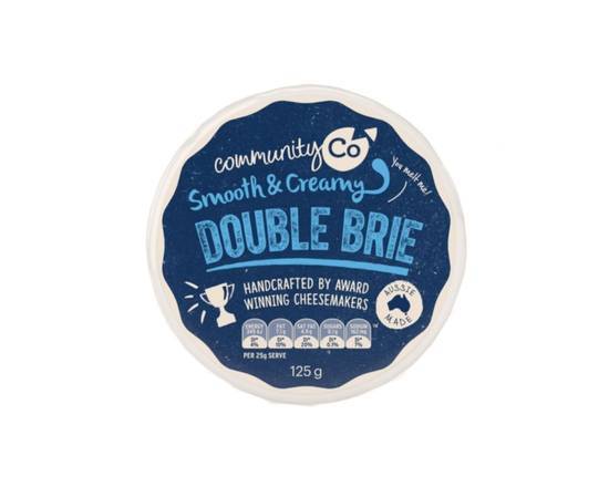 Comm Co Double Cream Brie 125g