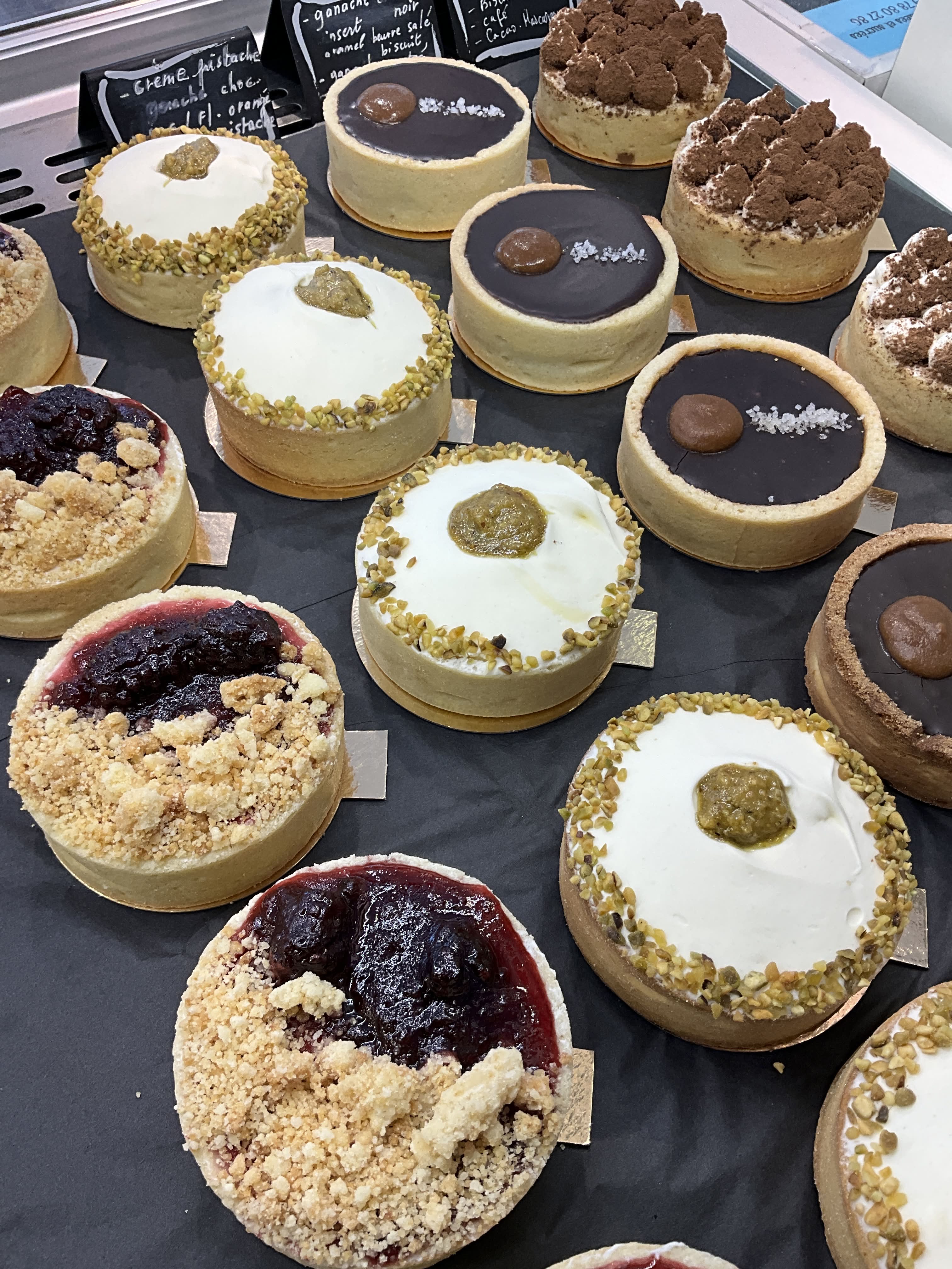 Carré Sucré ( 4 tartes sucrées aux choix)