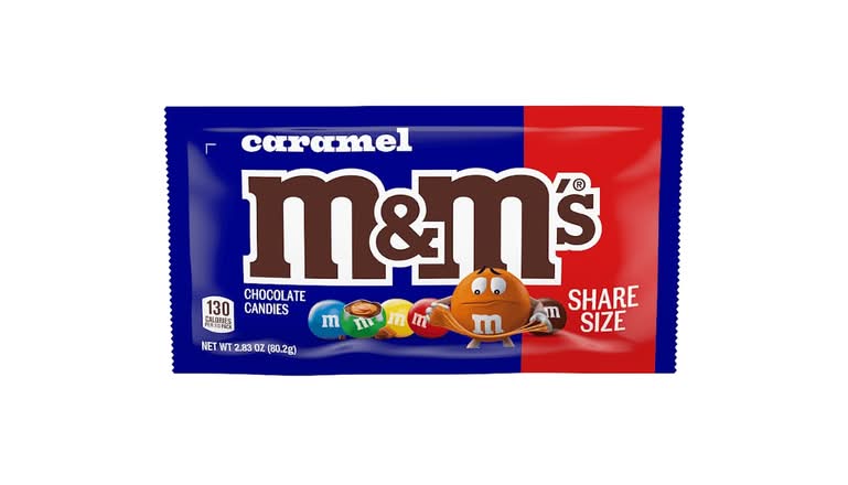 M&M's Caramel Milk Chocolate King Size 2.83 oz