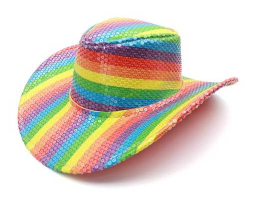 Pride Sequin Cowboy Hat By Celebrate It
