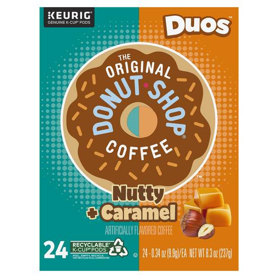 The Original Donut Shop Medium Roast Coffee Pods (24 ct, 8.3 oz) (nutty-caramel)