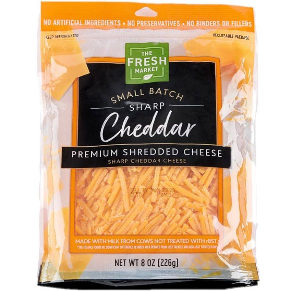 The Fresh Market Sharp Cheddar Cheese Shreds