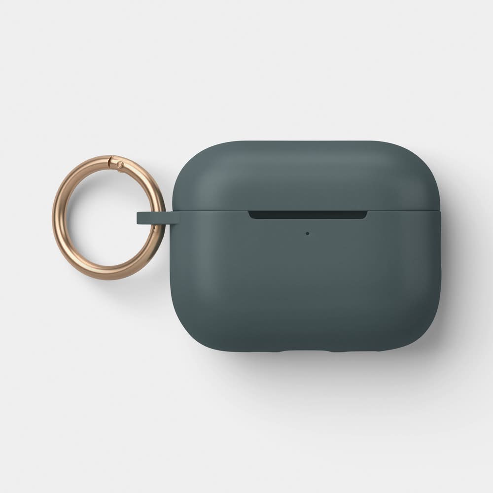 Heyday Airpods Pro 3rd Generation Case With Clip, Silver