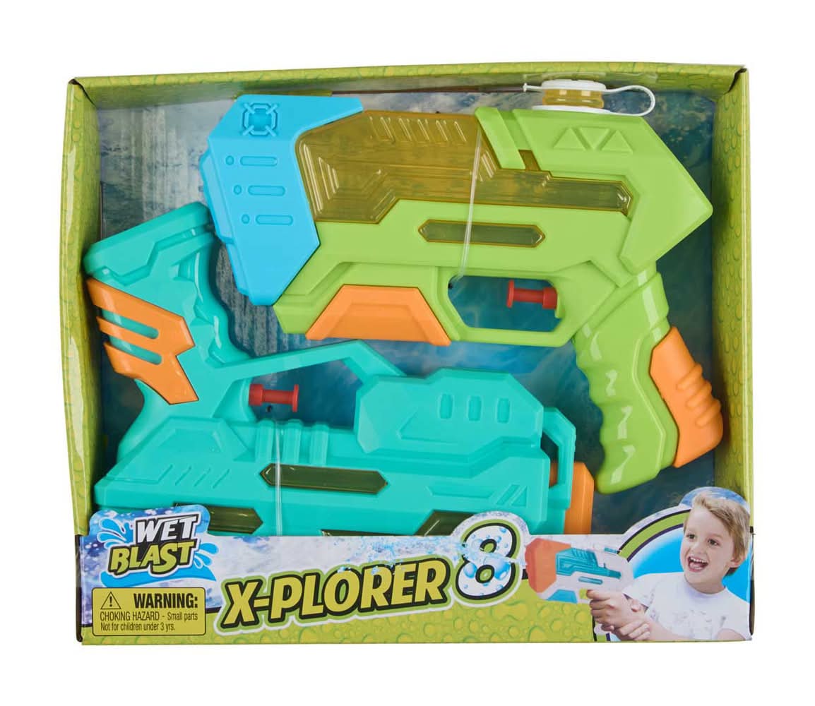 Wet Blast X-Plorer Water Blaster Gun 2 Ct Assorted
