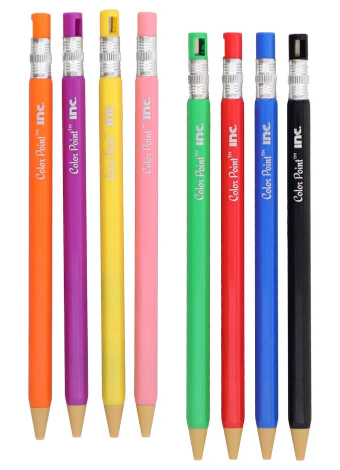 Inc. Color Point Mechanical Pencils, 4-pc Pack.