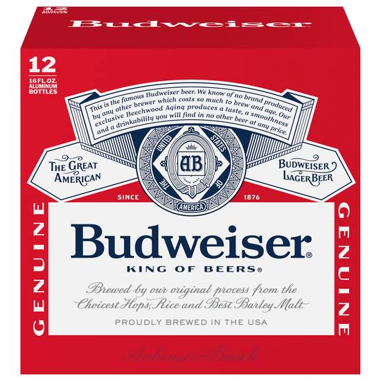 Budweiser King Of Beers (12 ct, 15.33 fl oz)