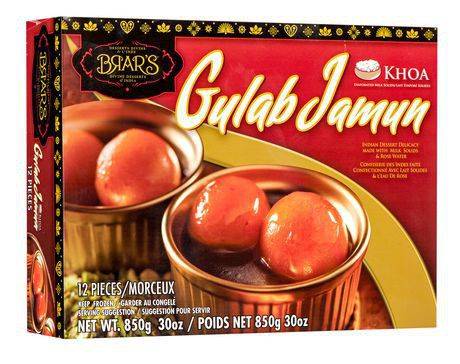 Gulab jamun (12 unités, 850 g) - brar's gulab jamun (850 g, 12 pieces)