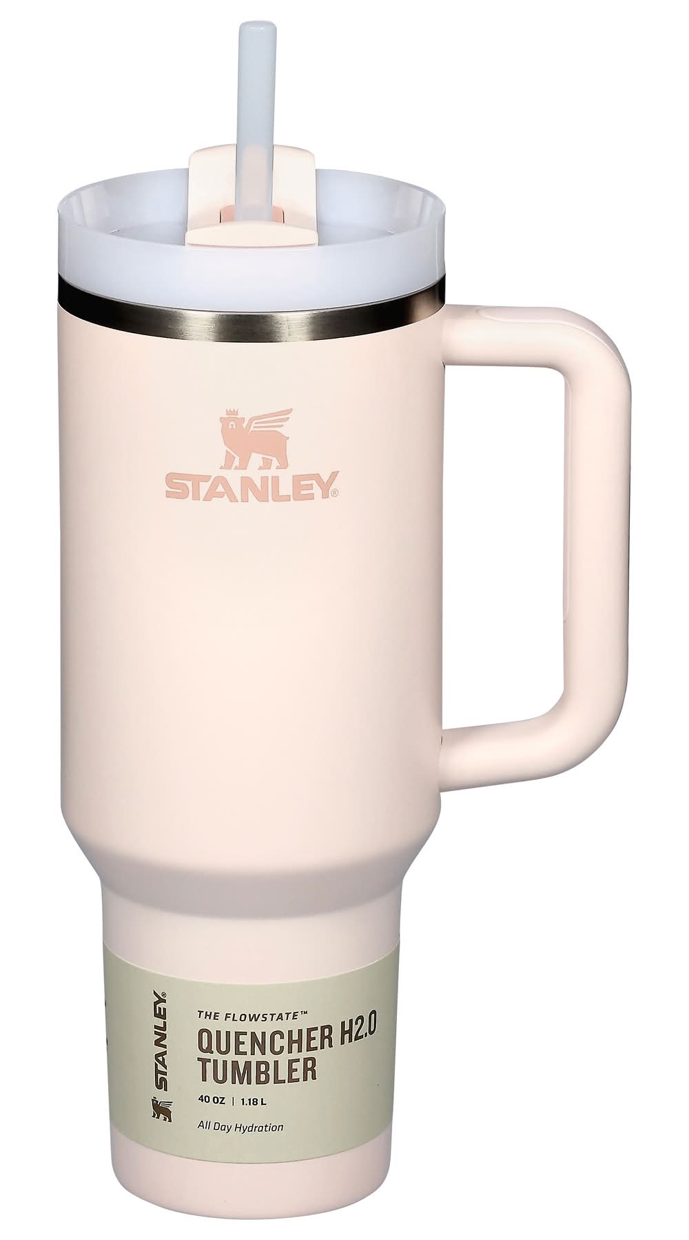 Stanley Stainless Steel Flowstate Quencher Tumbler 40 oz, Rose Quartz