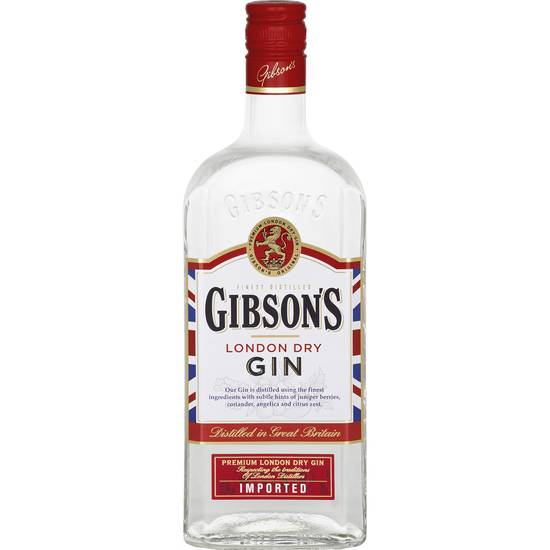 London dry gin 37,5% GIBSON'S 70cl