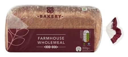 CO OP WHOLEMEAL FARMHOUSE 800G