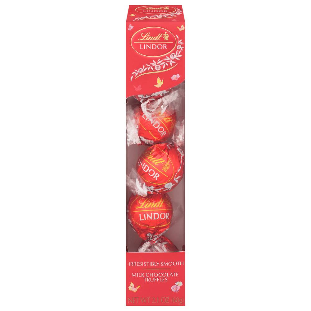 Lindt Irresistibly Smooth Milk Chocolate Truffles (2.1 oz)