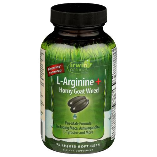 Irwin Naturals L-Arginine+Horny Goat Weed