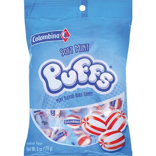 Columbina Soft Mini Puffs Mint Flavor Hard Candy (Bag)