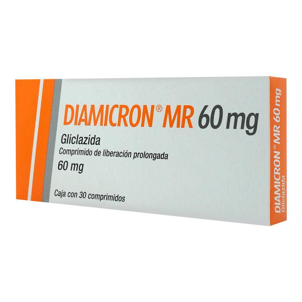Servier diamicron mr comprimidos 60 mg (30 piezas)