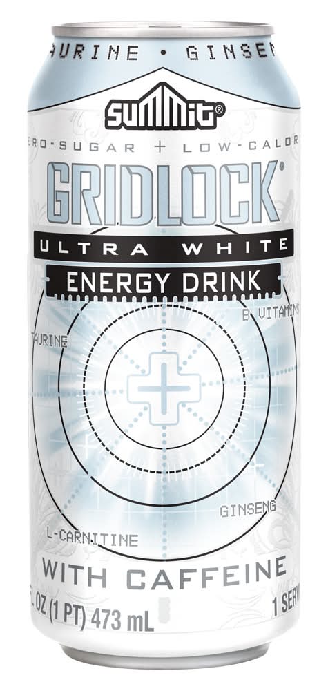 Summit Gridlock Ultra White Energy Drink (16 fl oz)