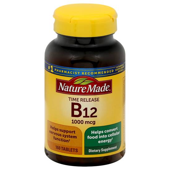 Nature Made Time Release Vitamin B12 1000 Mcg (160 ct)