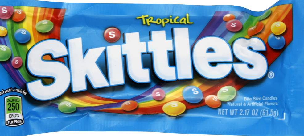 Skittles Tropical Bite Size Candy (2 oz)