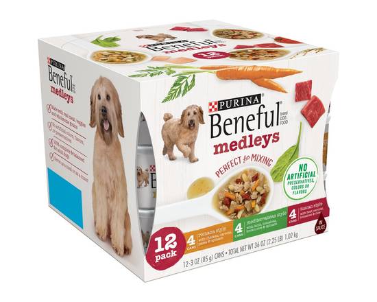 Beneful · Medleys Variety Pack Dog Food (12 x 3 oz)