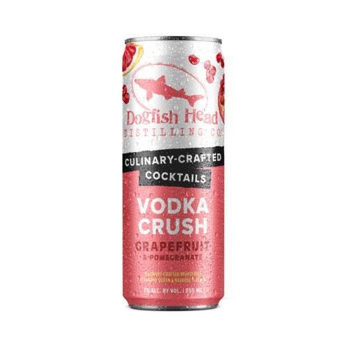 Dogfish Head Culinary-Crafted Cocktails Grapefruit & Pomegranate Vodka Crush 7% Abv (4x 355ml cans)