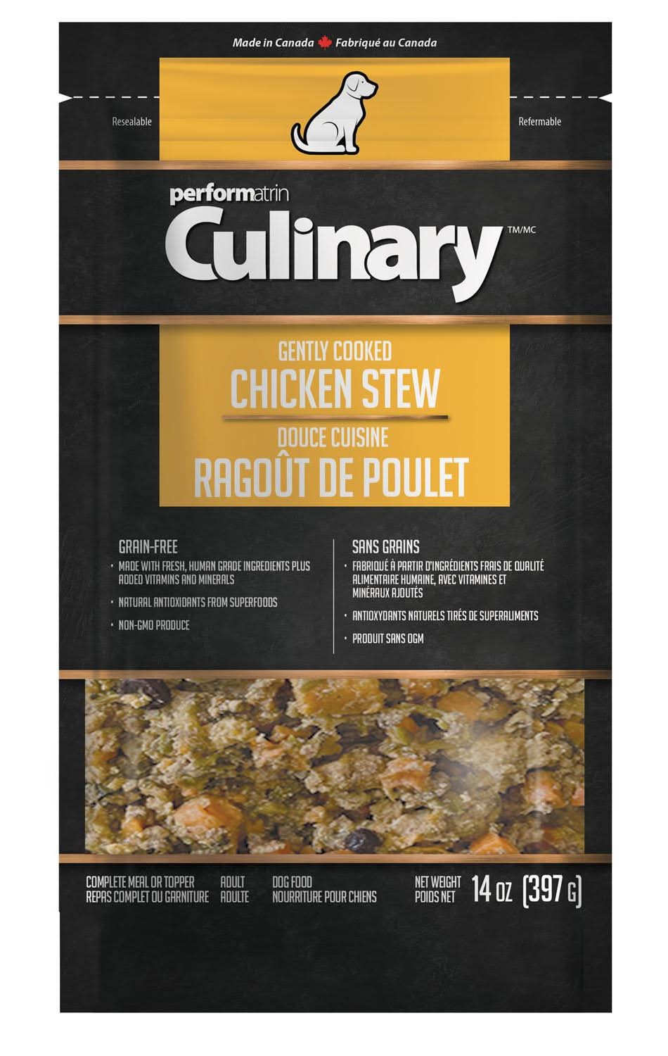 Performatrin Culinary Gently Cooked Chicken Stew Adult Dog Food, 14 oz