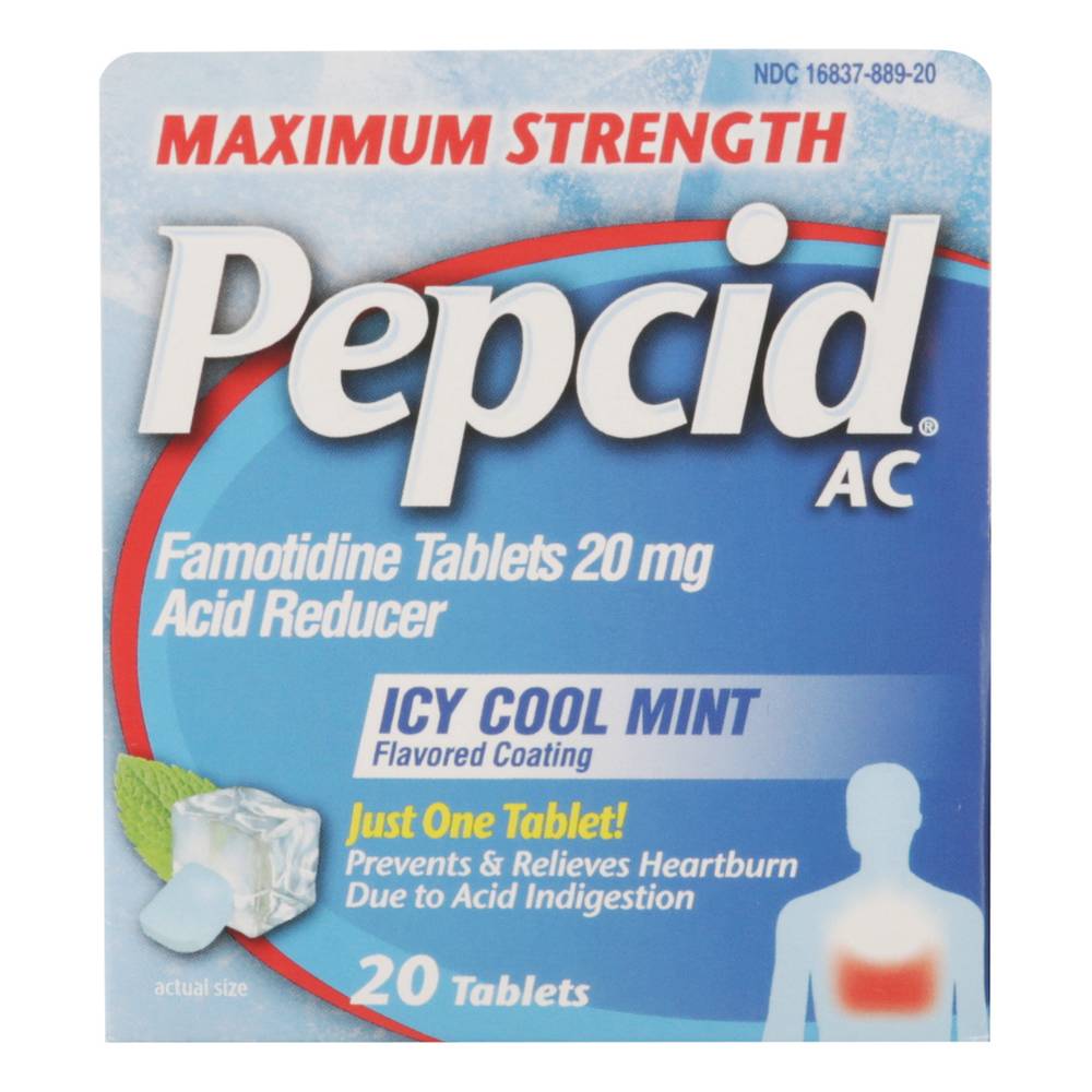 Pepcid Maximum Strength Acid Reduce, Mint (20 ct)