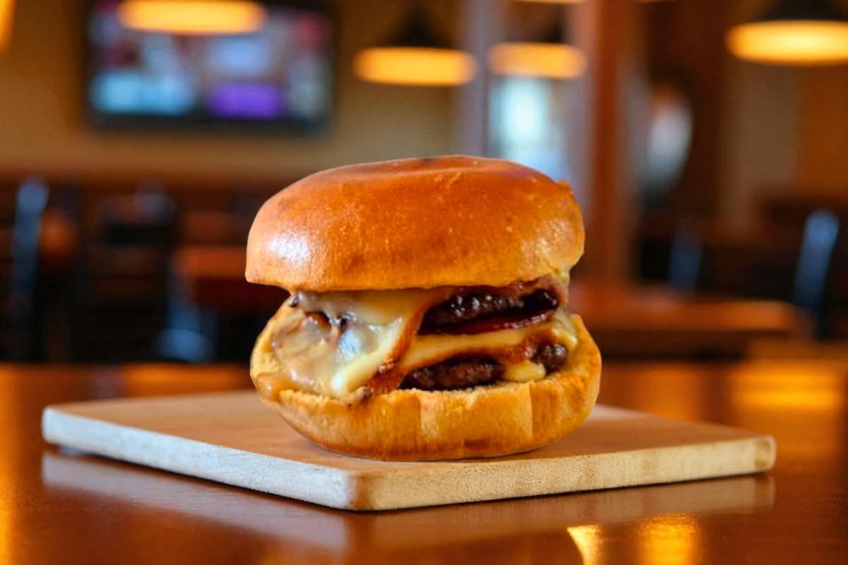🍔 Double Raclette Burger