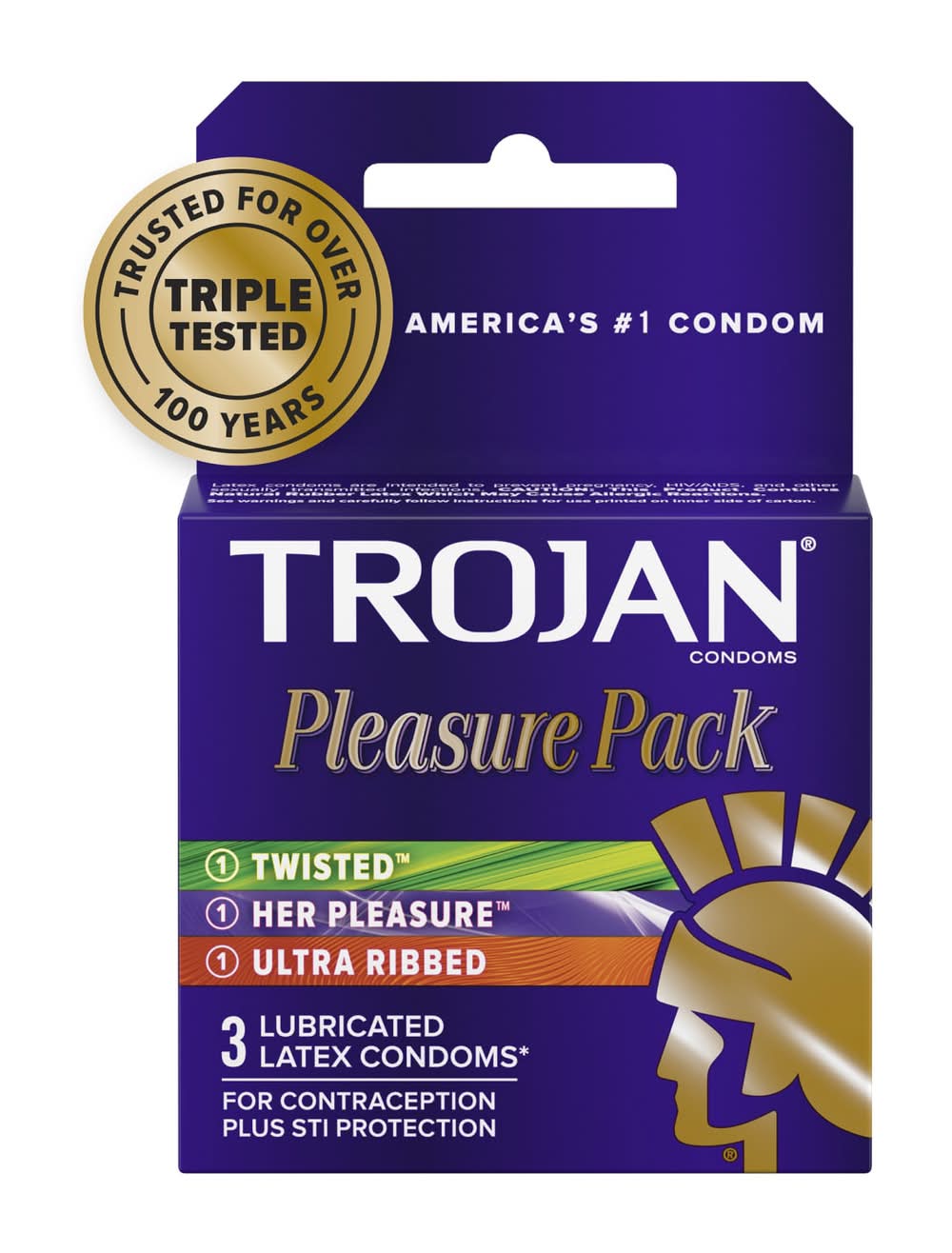 Trojan Pleasure pack Lubricated Latex Condoms (3 ct) | Delivery Near You | Postmates Trojan Pleasure pack Lubricated Latex Condoms (3 ct) | Delivery Near You | Postmates