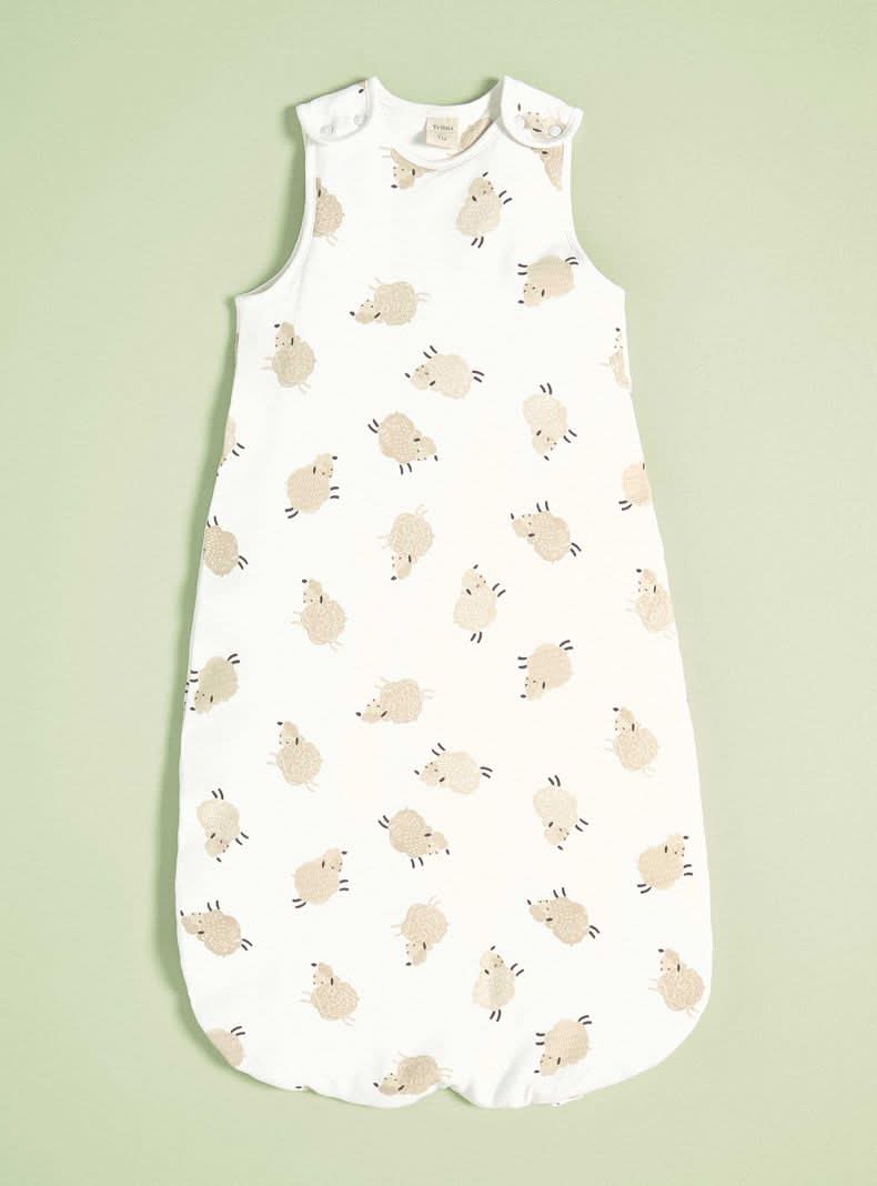 Tribu · Saco de dormir estampado sin manga para bebé - U - Natural 3
