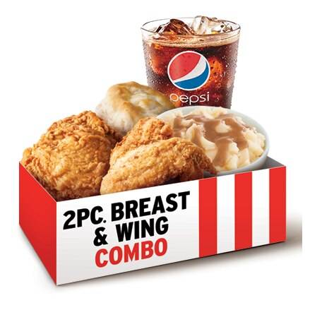 2 pc. Breast & Wing Combo