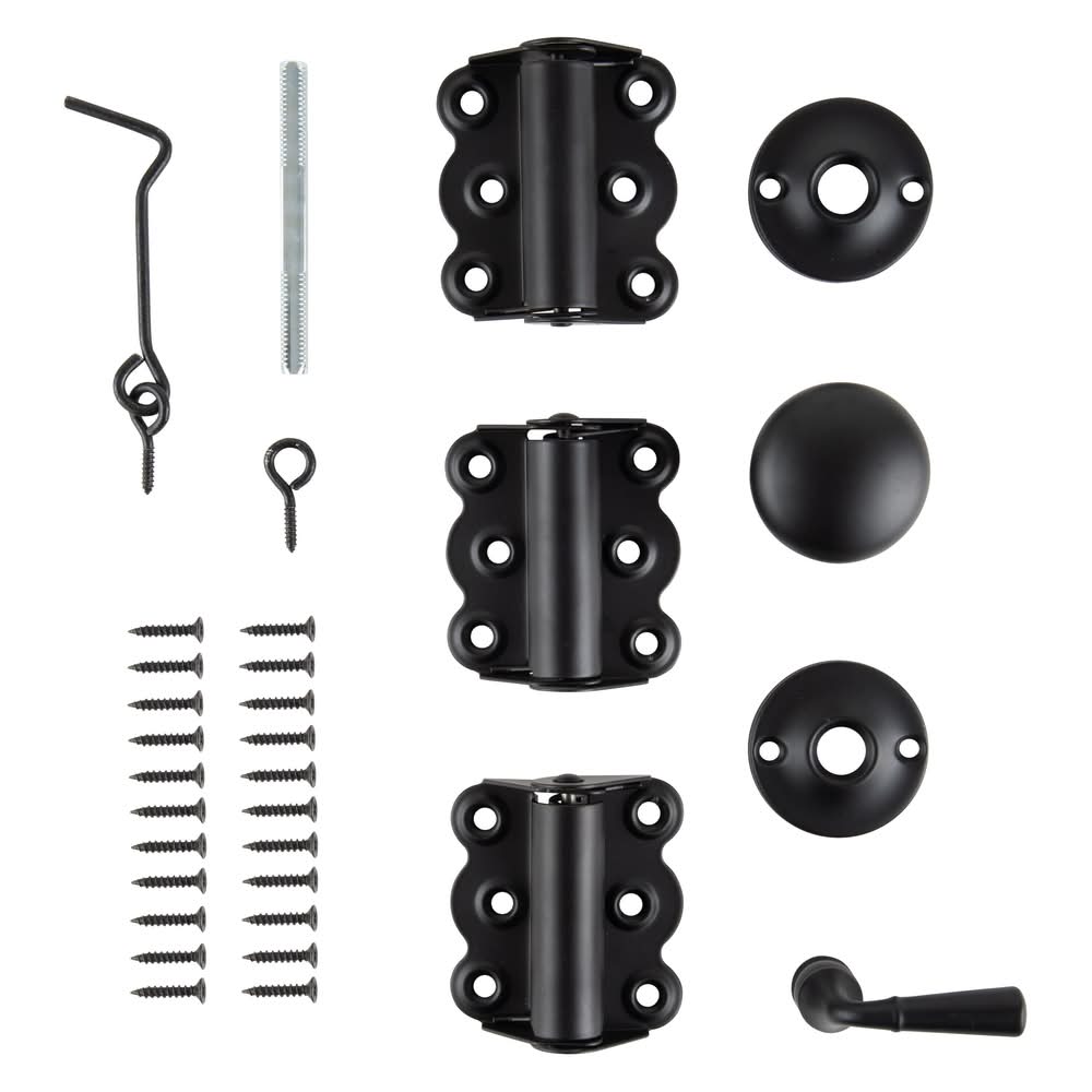 WRIGHT PRODUCTS 0.9-in Black Metal Screen/Storm door hardware kit