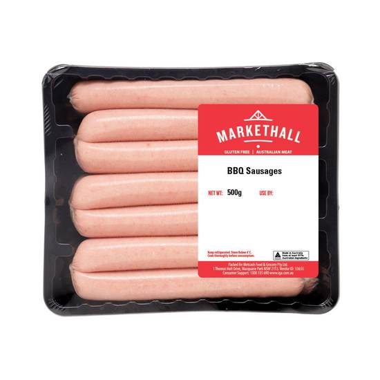 Market Hall Sausages Thin Bbq 500g