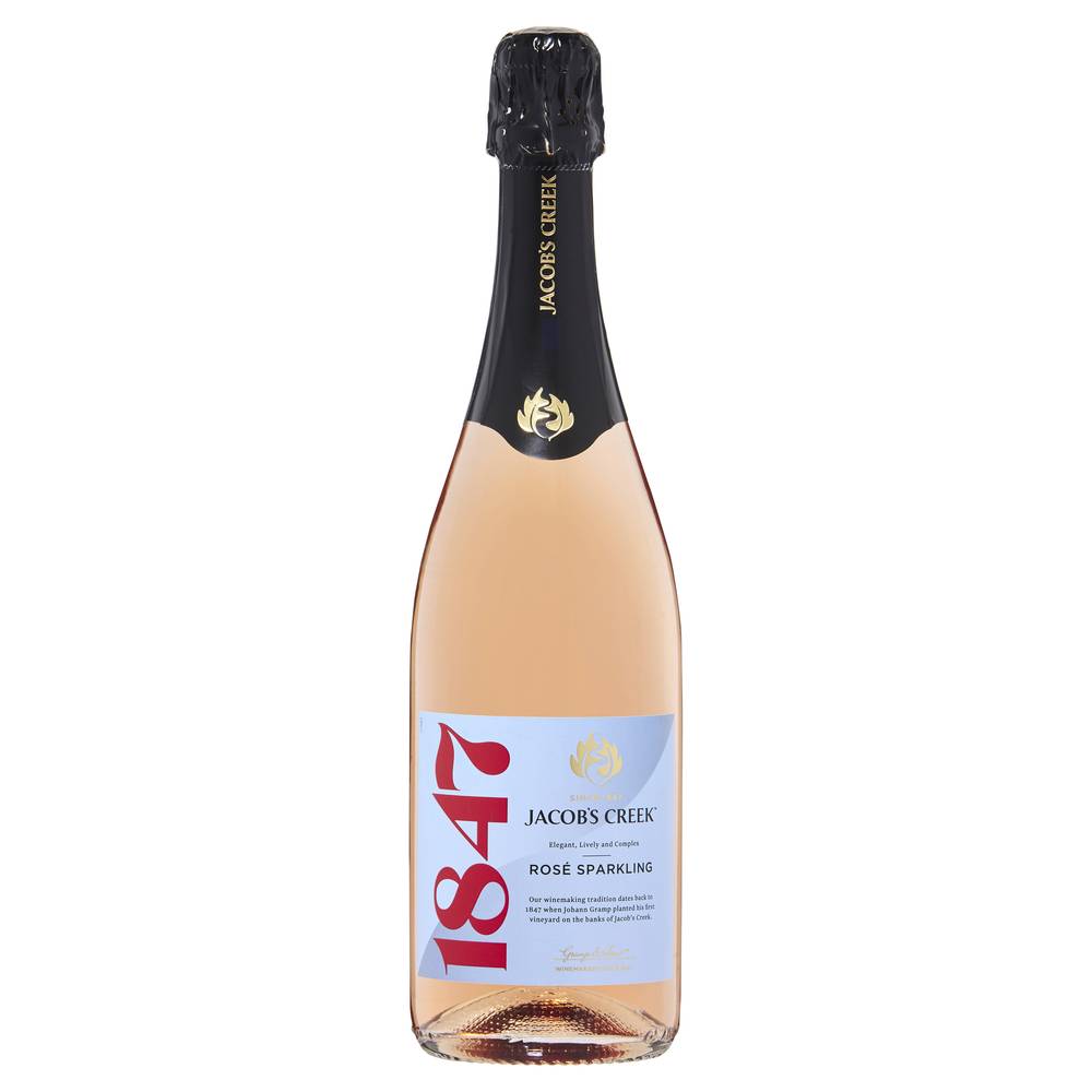 Jacob's Creek 1847 Sparkling Rose 750ml ea