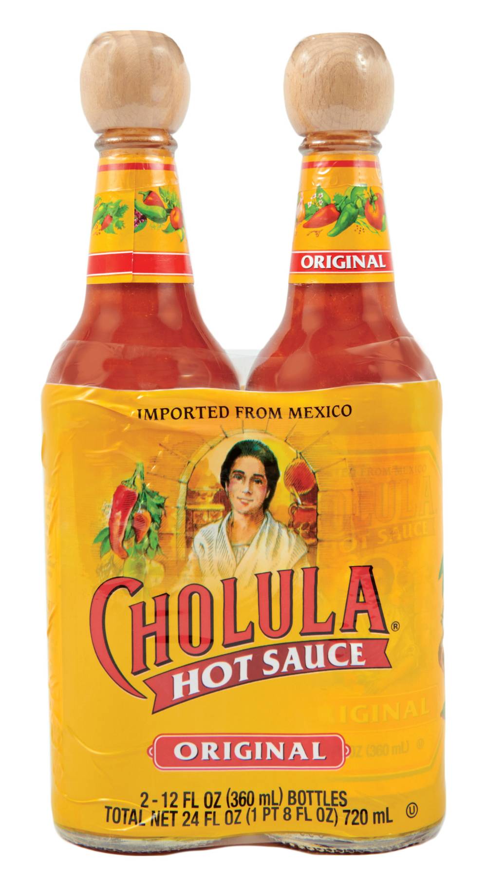 Cholula Original Hot Sauce (24 fl oz, 2 ct)
