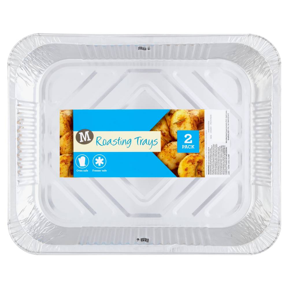 Morrisons Roasting Trays (2 ct)