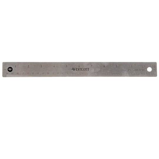 Westcott Stainless Steel Ruler