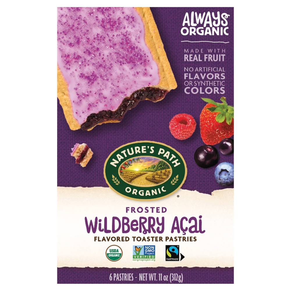 Nature's Path Frosted Wildberry Acai Toaster Pastries (11 oz)