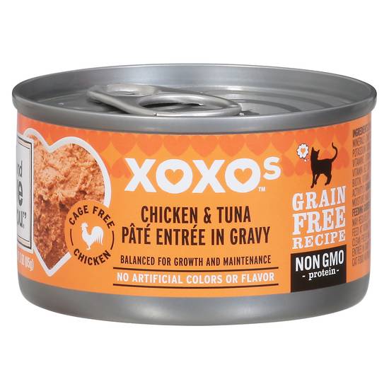 I and Love and You Xoxos Chicken & Tuna Pate in Gravy Cat Food (3 oz)
