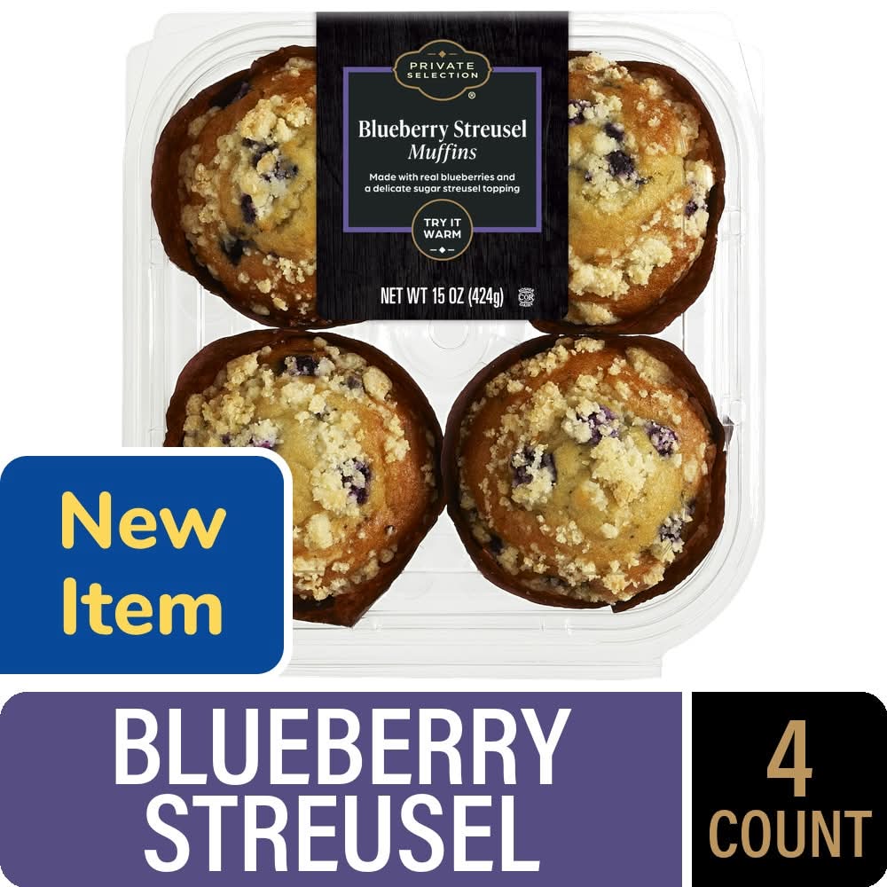 Private Selection® Blueberry Streusel Muffins