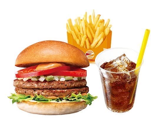 【セット】ダブル絶品ビーフバーガーDouble　ZEPPIN（Supreme）Beef Burger Set