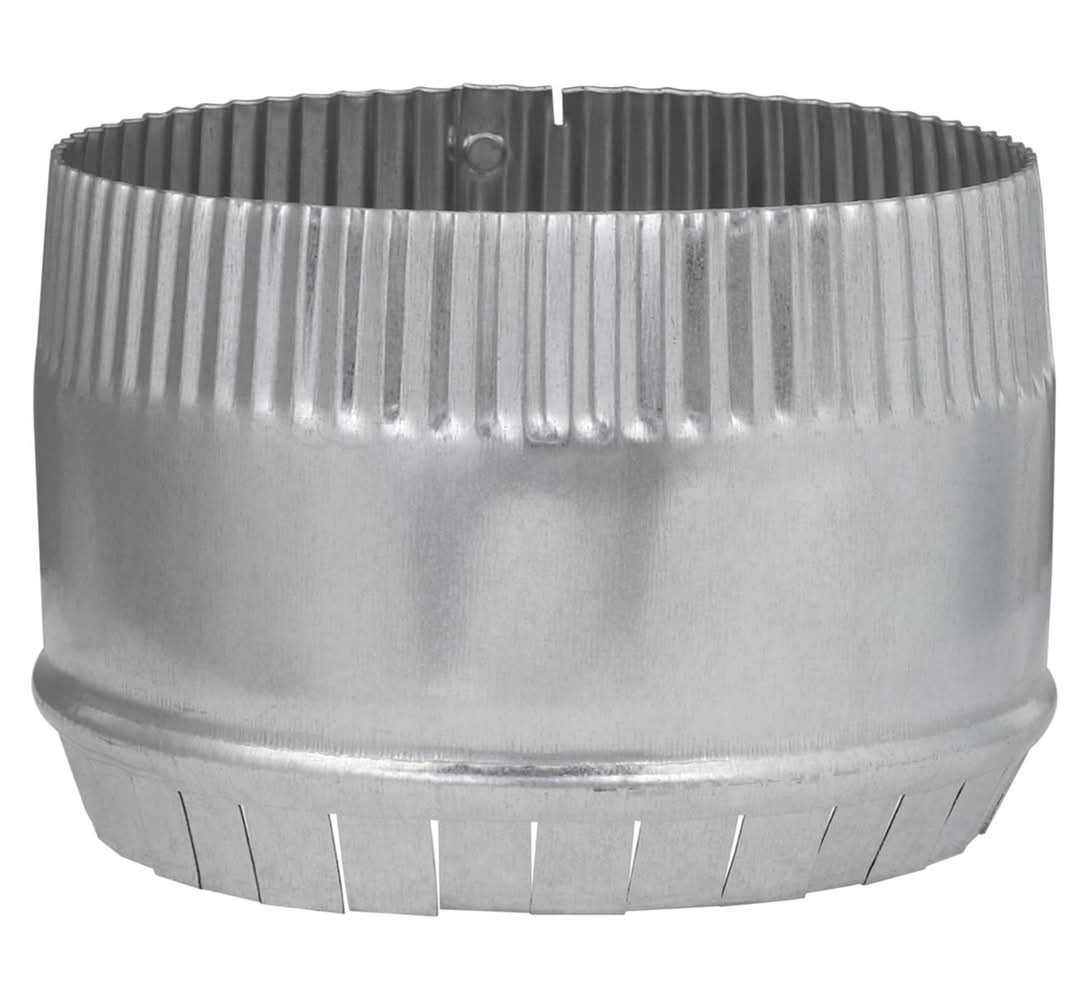Imperial 6 In. D 30 Ga. Galvanized Steel Round Starting Collar