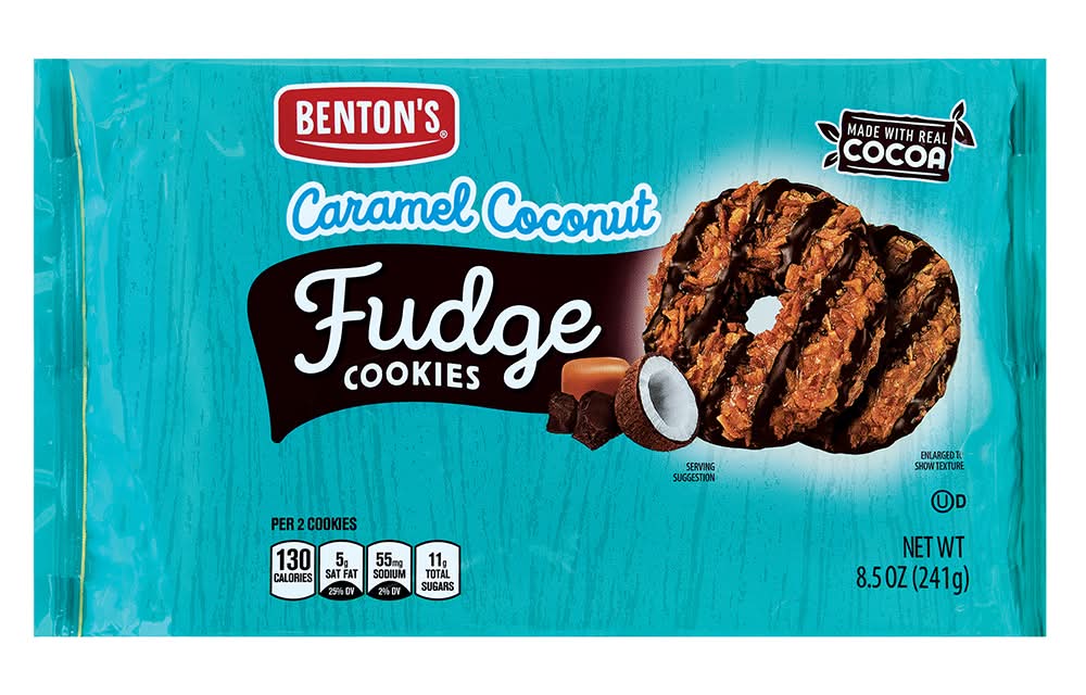 Benton's Fudge Cookies, Caramel Coconut (8.5 oz)