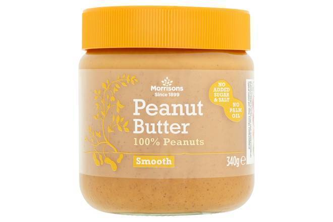 Morrisons Smooth Peanut Butter 340g