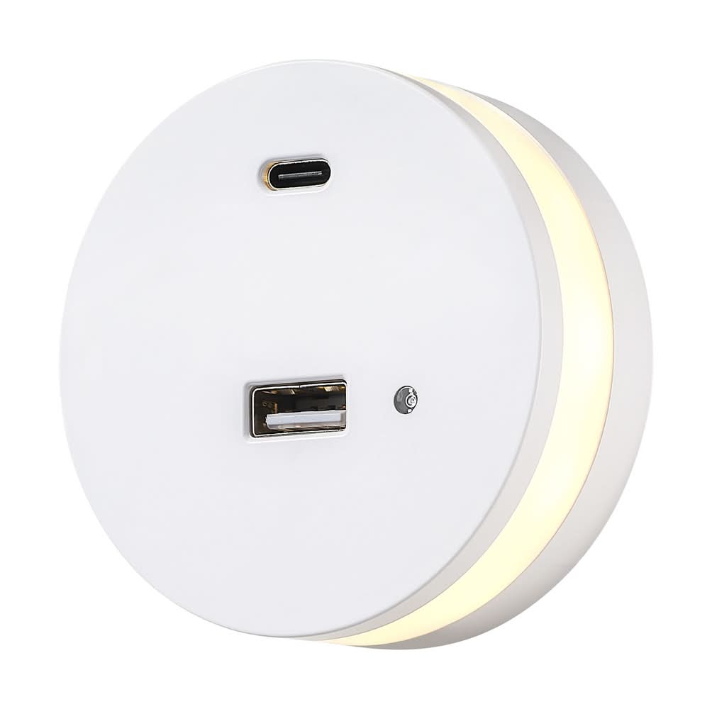 Utilitech Black LED Auto On/Off Night Light