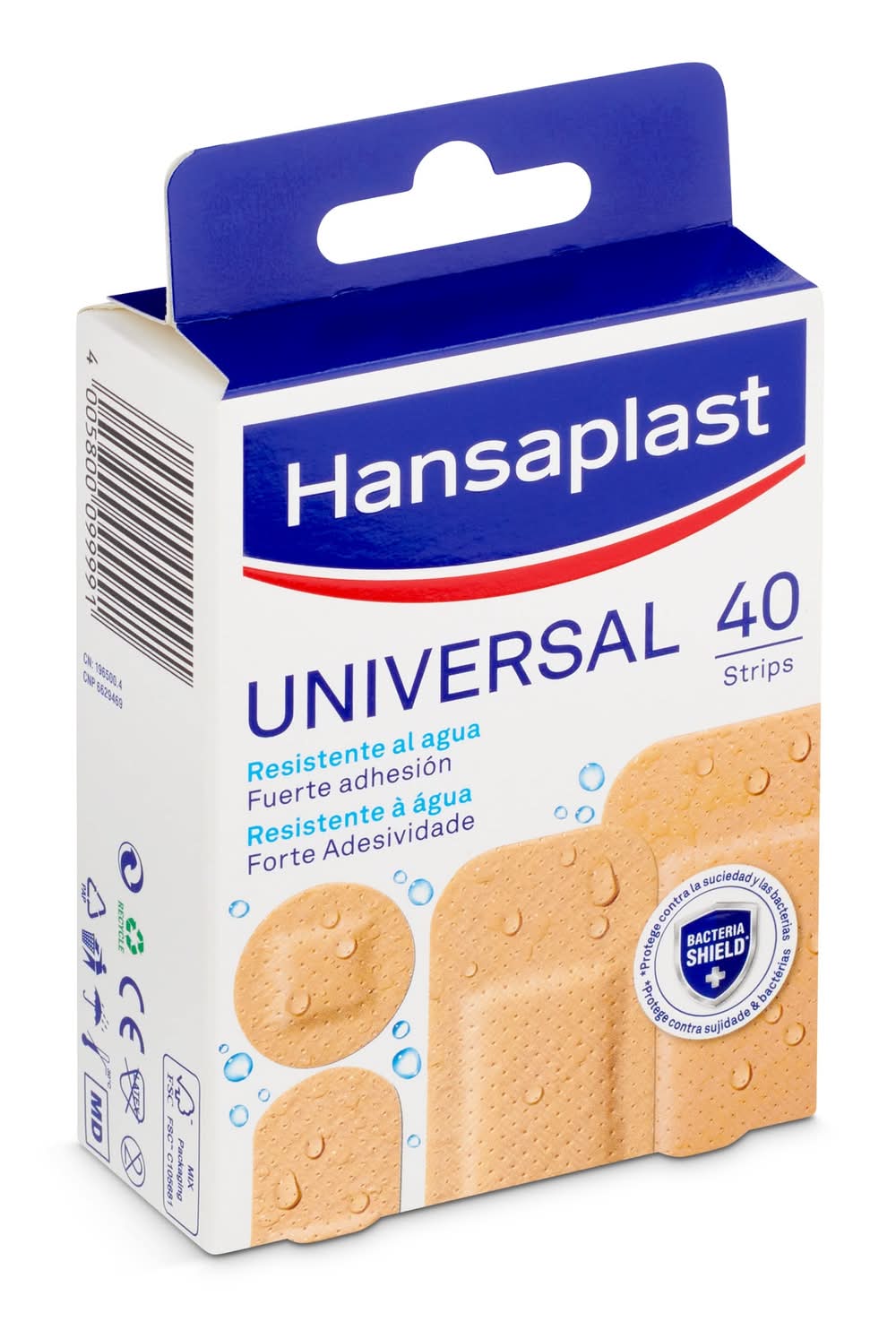 Tiritas Resistentes Al Agua Hansaplast Caja 40 Unidades