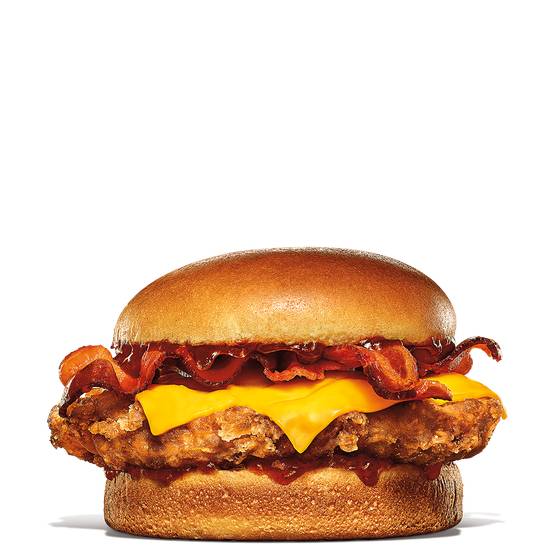 BBQ Bacon and Cheese Royal Crispy Chicken Sandwich